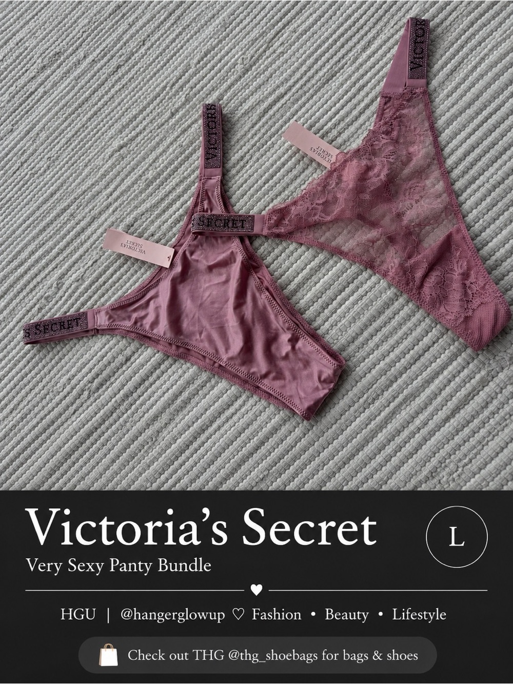Victoria’s Secret Very Sexy Panty Bundle L NWT Lace Cheeky Brazilian 2PC